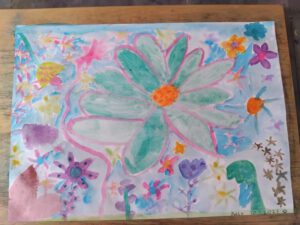 Polly 7 Jahre (Aquarell)